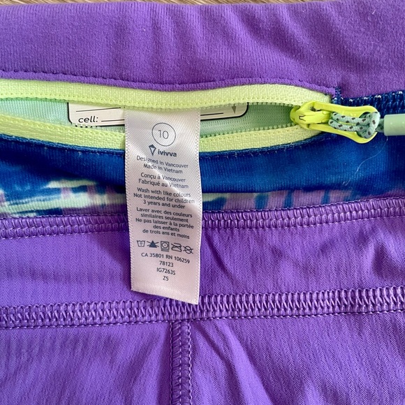 Ivivva Purple shorts - Picture 3 of 3